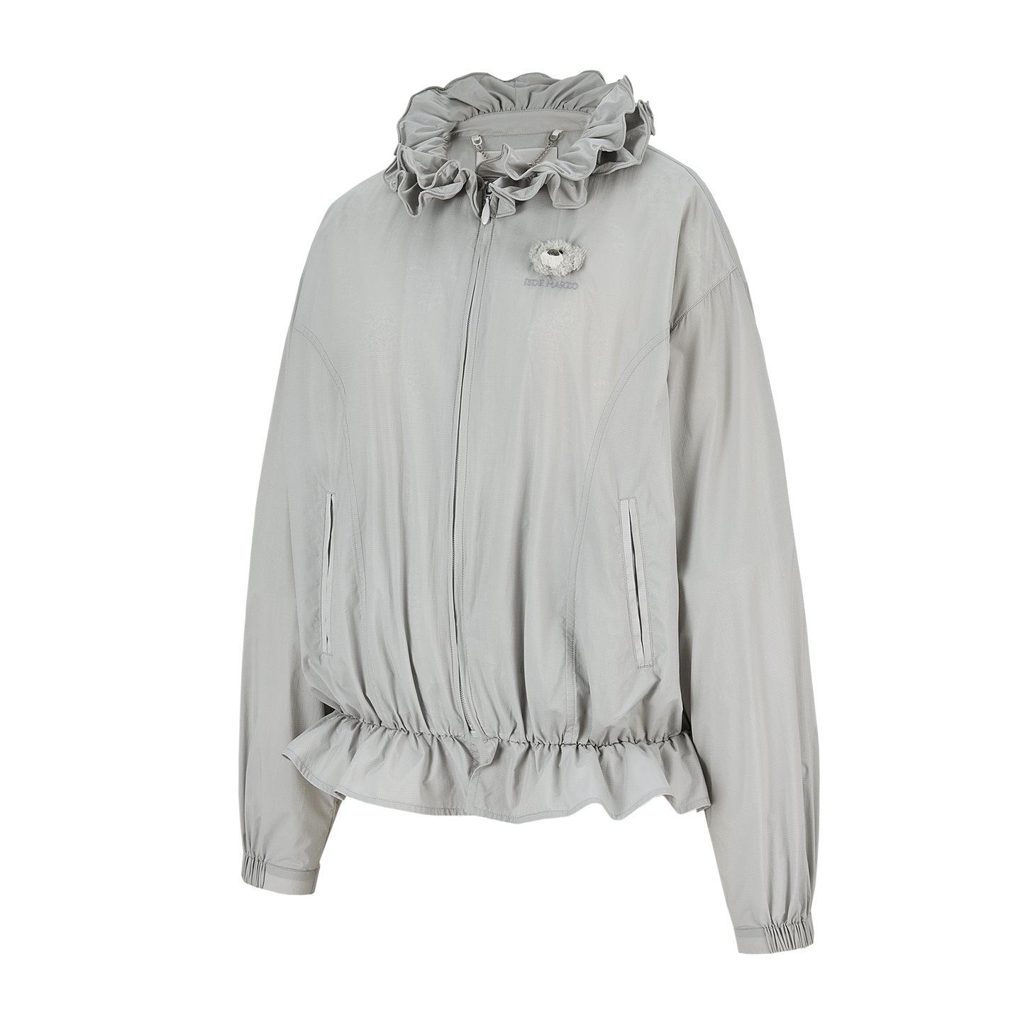 13DE MARZO Lace Collar Lightweight Jacket - 13DE MARZO