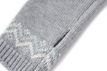 13DE MARZO Luminous Bear Star Lace T-shirt Grey