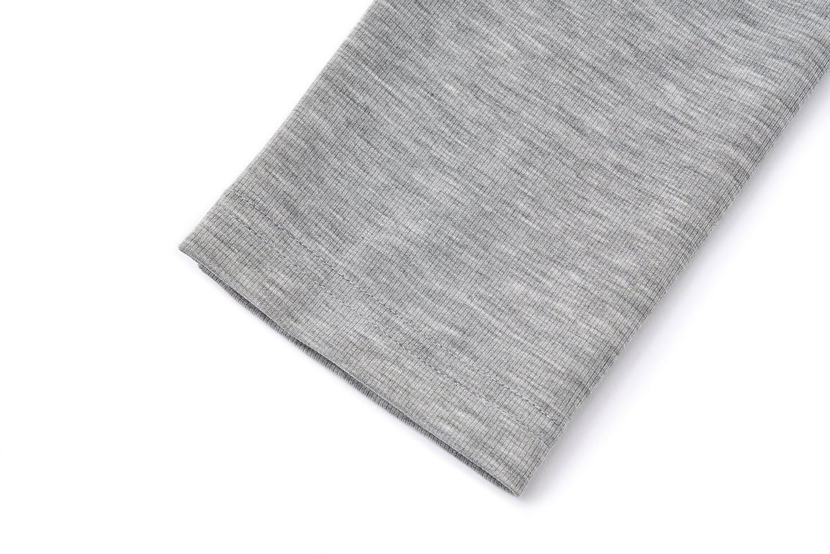 13DE MARZO Luminous Bear Star Lace T-shirt Grey