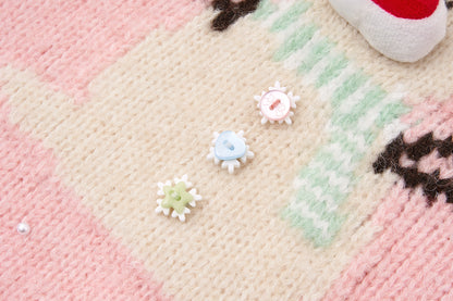 13DE MARZO Snow Bear Sweater Pink