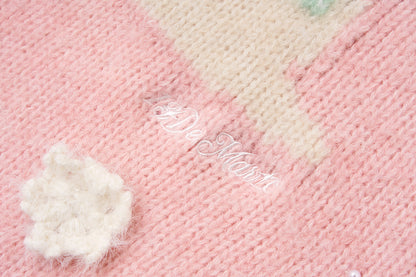13DE MARZO Snow Bear Sweater Pink