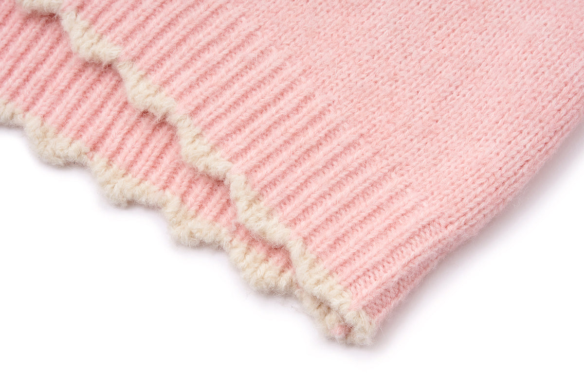 13DE MARZO Snow Bear Sweater Pink