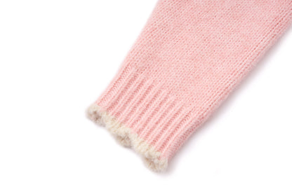 13DE MARZO Snow Bear Sweater Pink