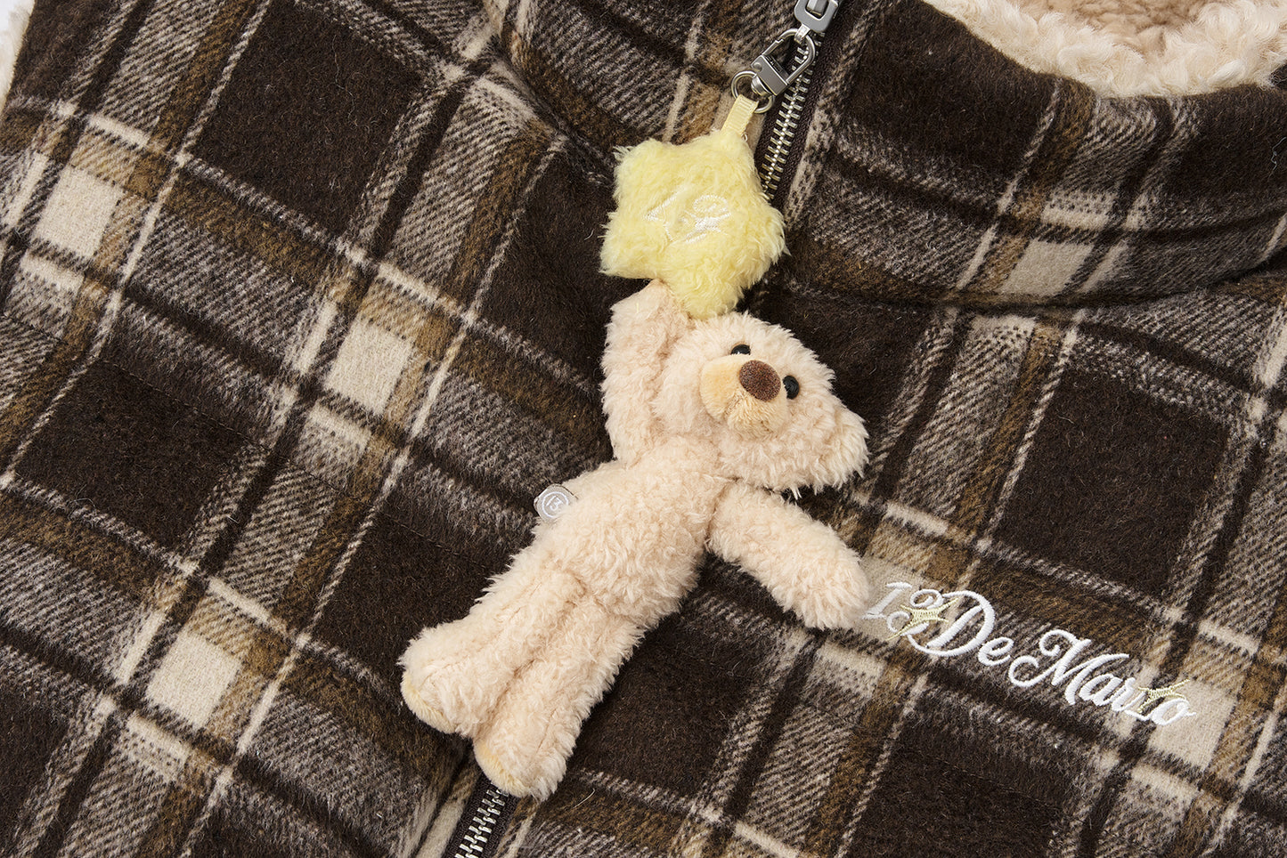 13DE MARZO Luminous Bear Reversible Down Vest