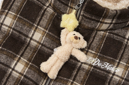 13DE MARZO Luminous Bear Reversible Down Vest