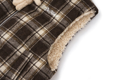 13DE MARZO Luminous Bear Reversible Down Vest