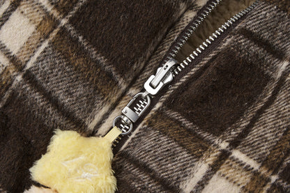 13DE MARZO Luminous Bear Reversible Down Vest