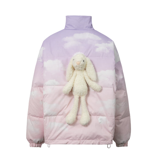 13DE MARZO Cloudy Teddy Bear-Plush Rabbit Coat