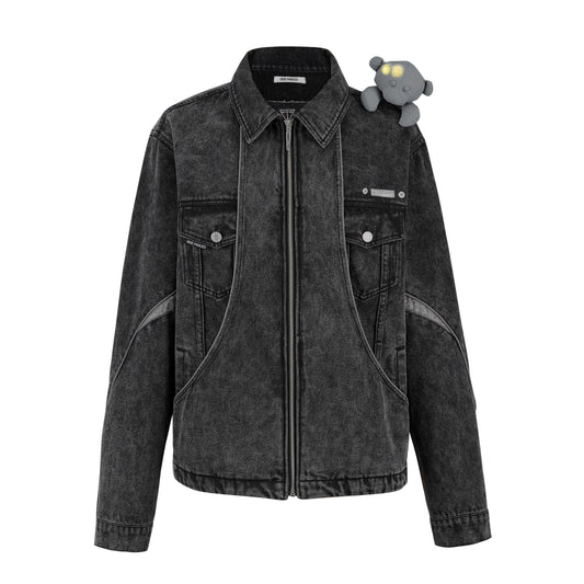 13DE MARZO Bear Future Denim Jacket