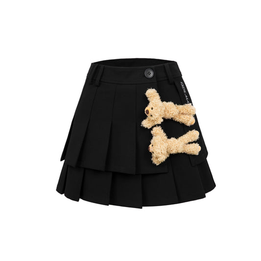 13DE MARZO Multi-bear Layered Skirt