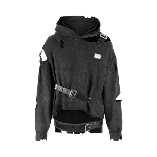 13DE MARZO Broken Belt Hoodie