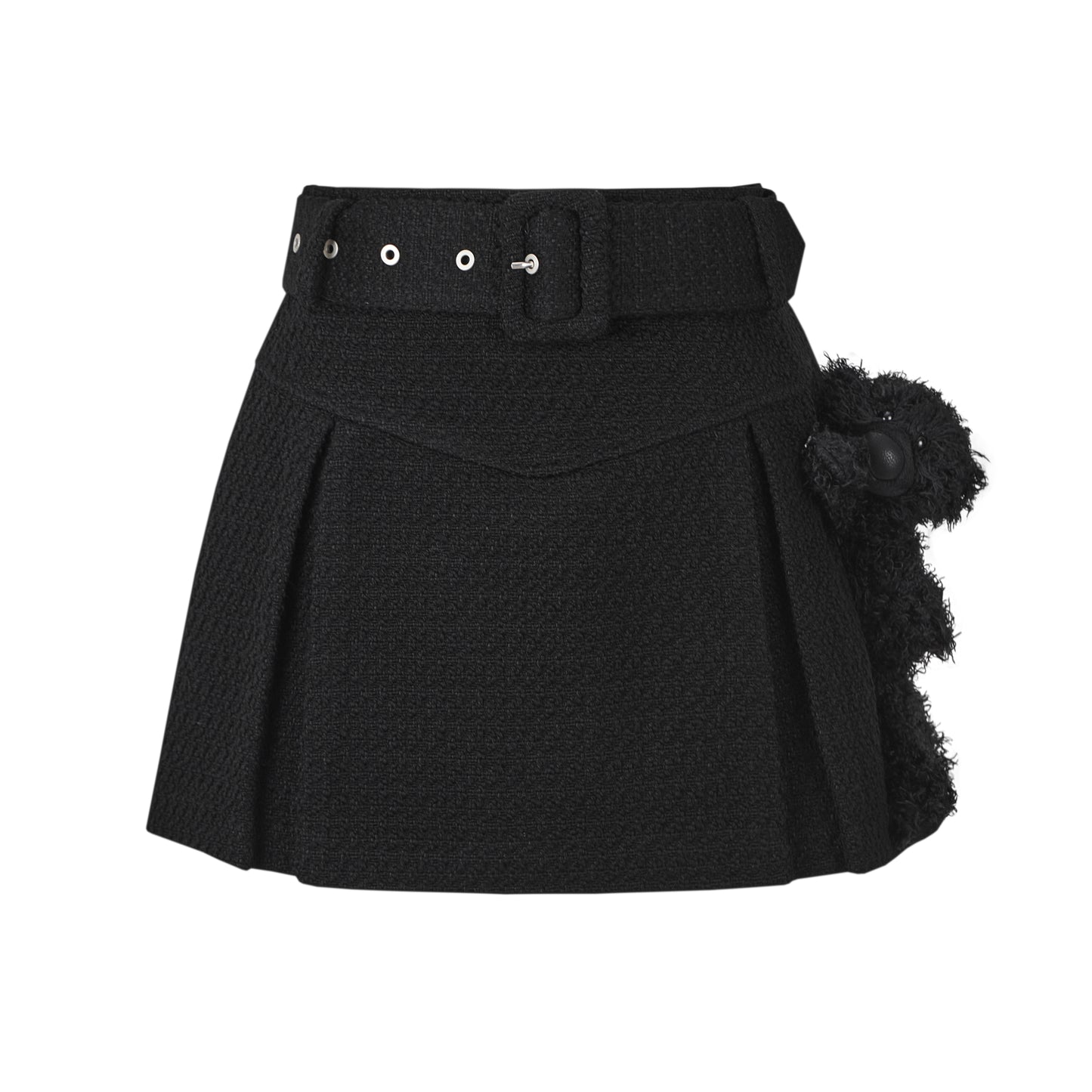 13DE MARZO Belt Tweed Skirt