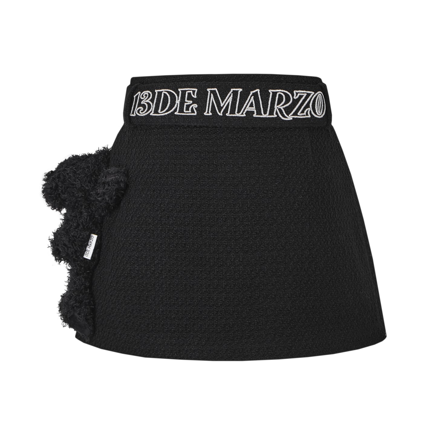 13DE MARZO Belt Tweed Skirt