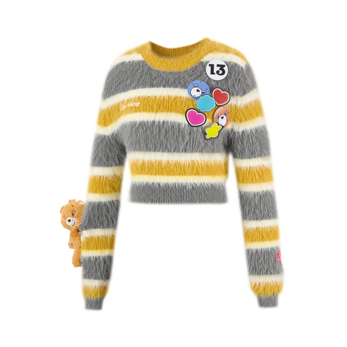 13DE MARZO Care Bears Badges Sweater