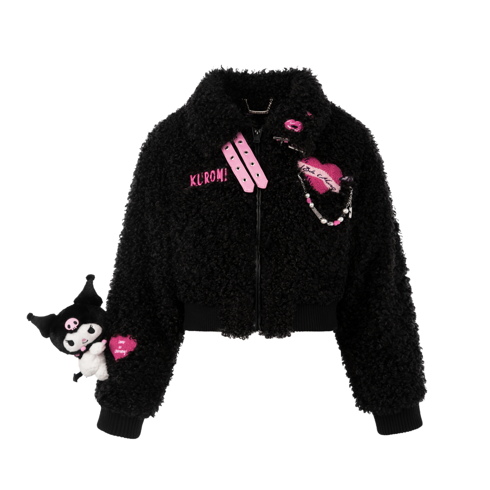 13DE MARZO Kuromi Bear Short Fleece 13DE MARZO Kuromi Bear Short Fleece