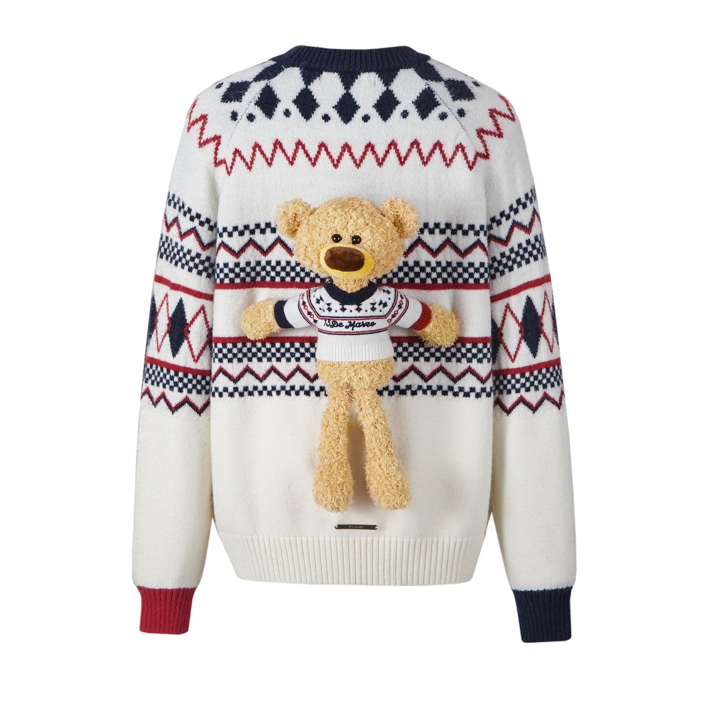 13DE MARZO Bear Exotic Nostalgia Sweater