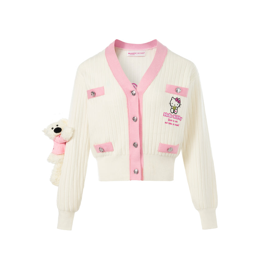13DE MARZO Hello Kitty Bear Cardigan - 13DE MARZO