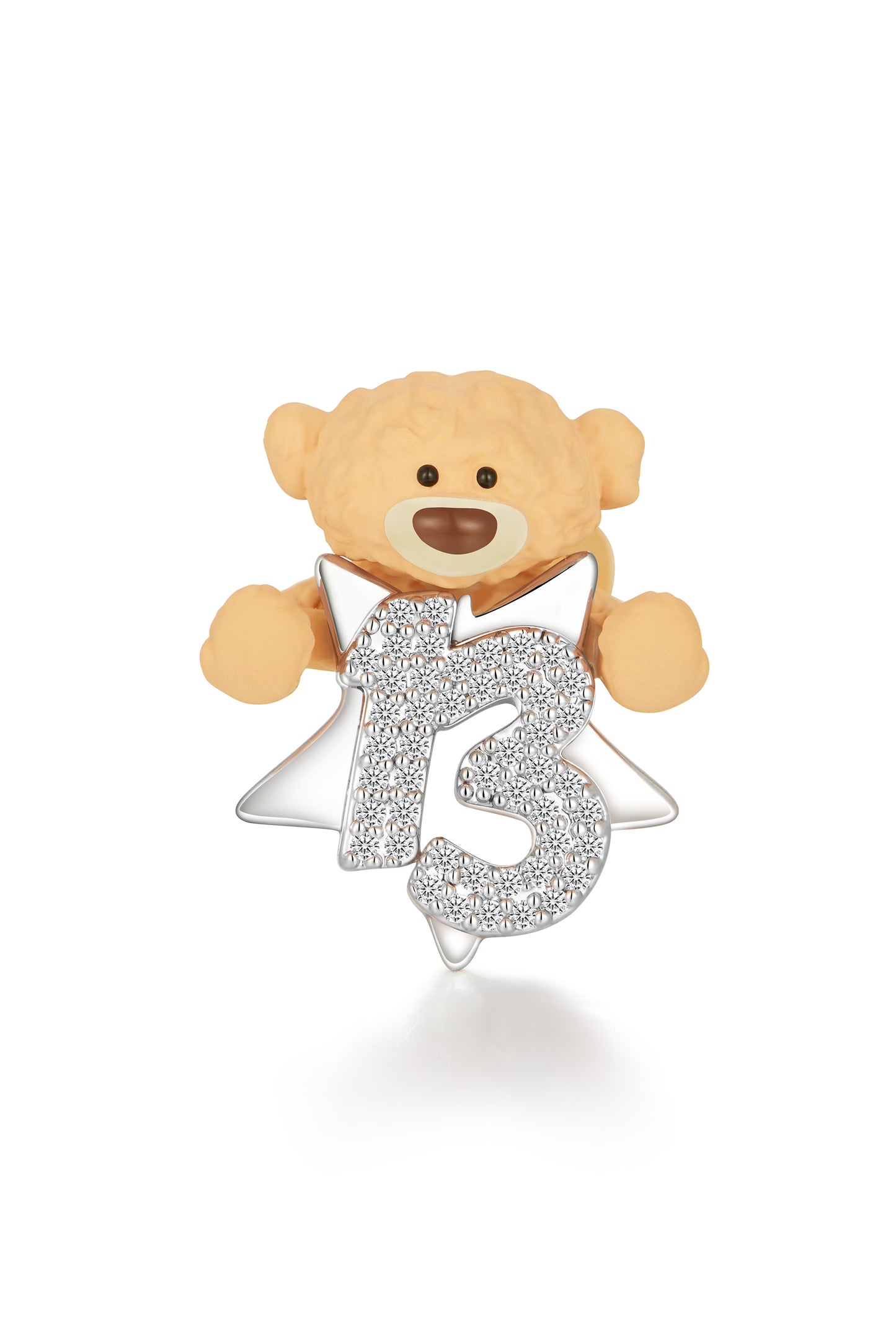 13DE MARZO Bear Hug Star Ear Stud