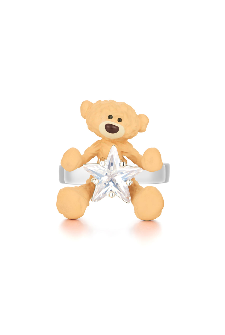 13DE MARZO Bear Hug Star Ring - 13DE MARZO