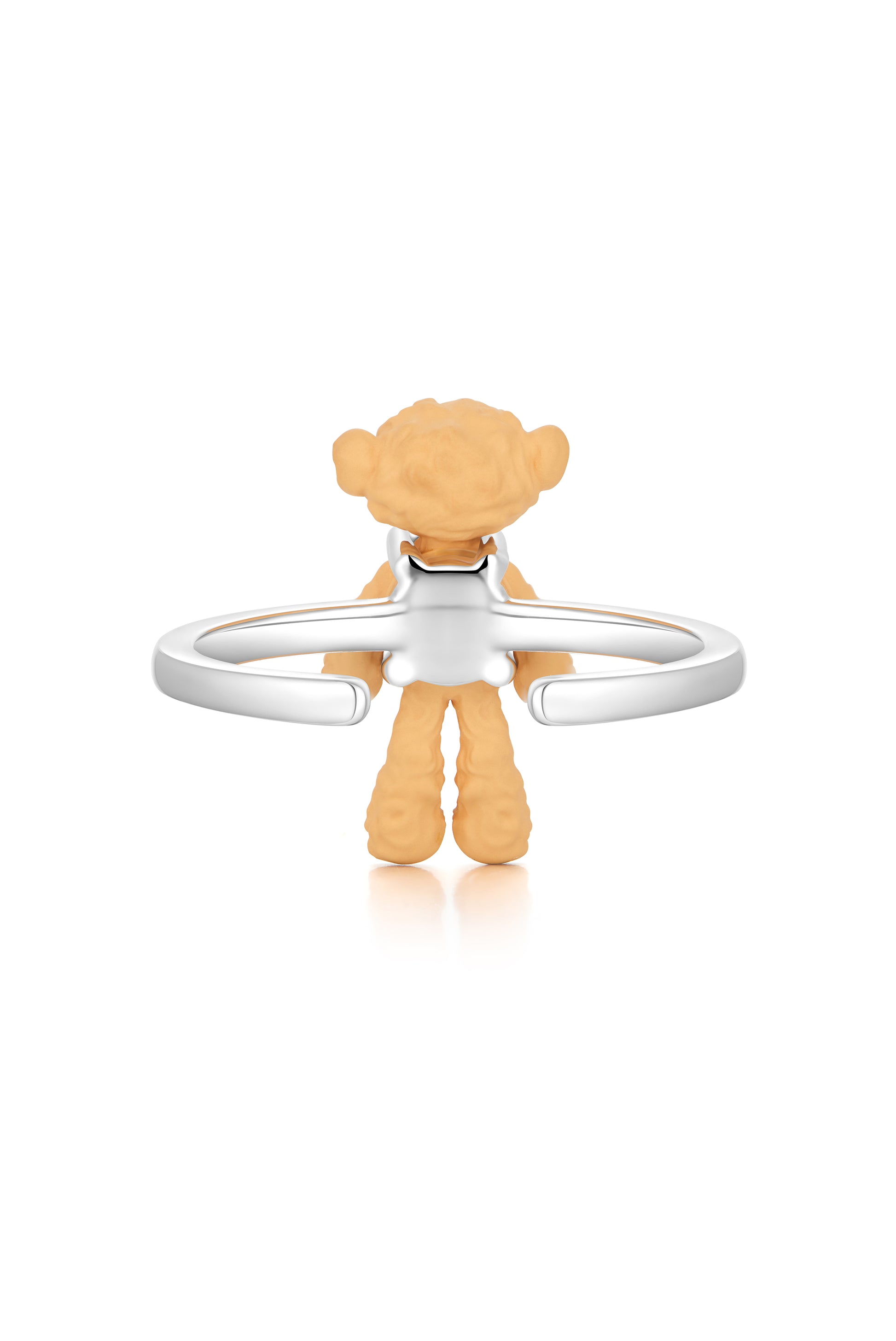 13DE MARZO Bear Zirconia Knuckle Ring