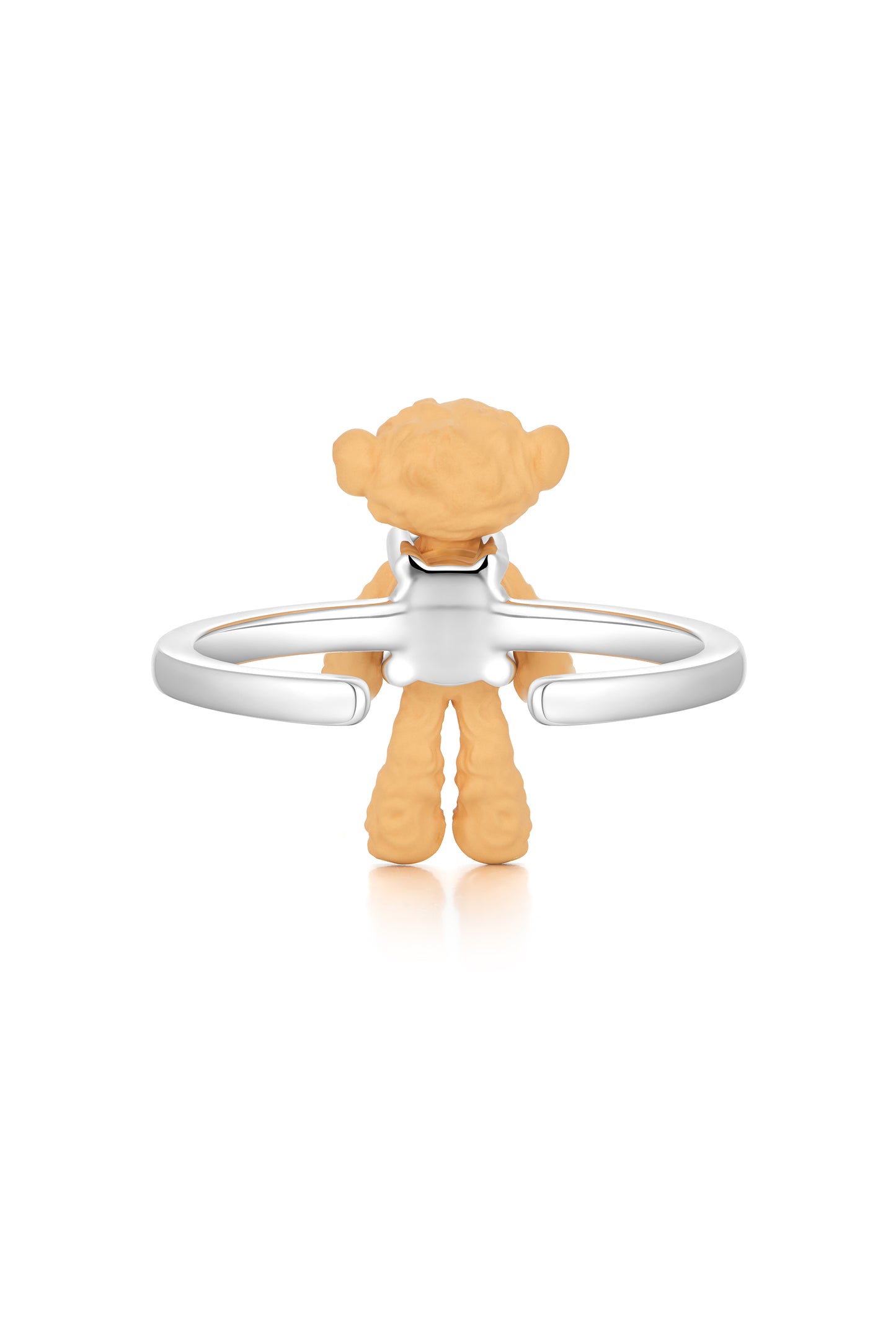 13DE MARZO Bear Zirconia Knuckle Ring