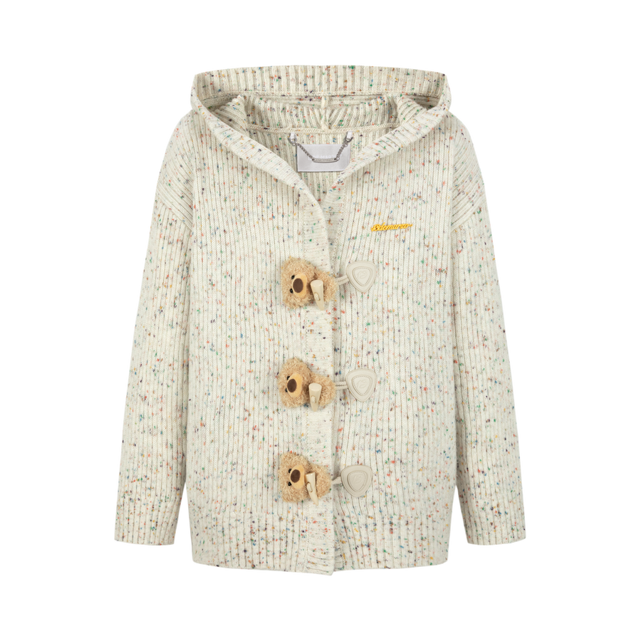 13DE MARZO Doozoo Button Yarn knit Cardigan - 13DE MARZO