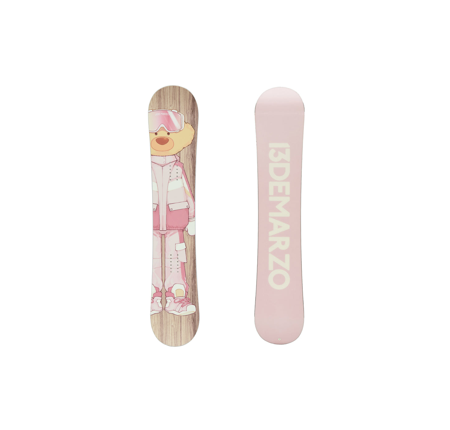 13DE MARZO Bear Logo Snowboard