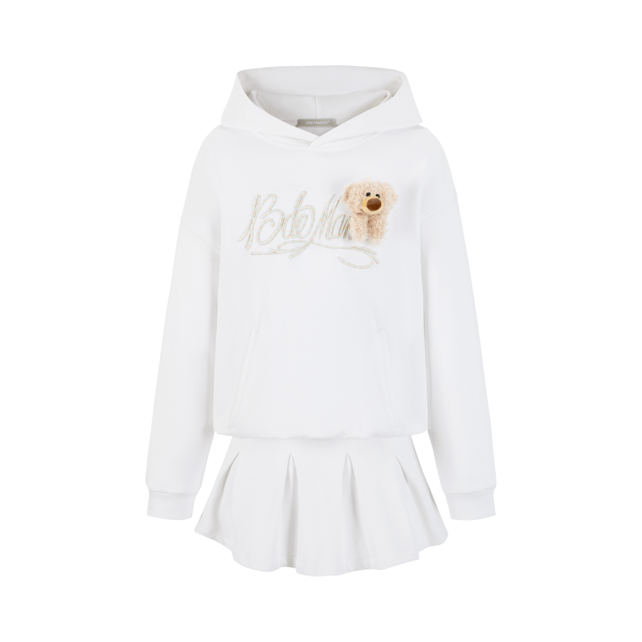 13DE MARZO Doozoo Lavered Hoodie Dress - 13DE MARZO