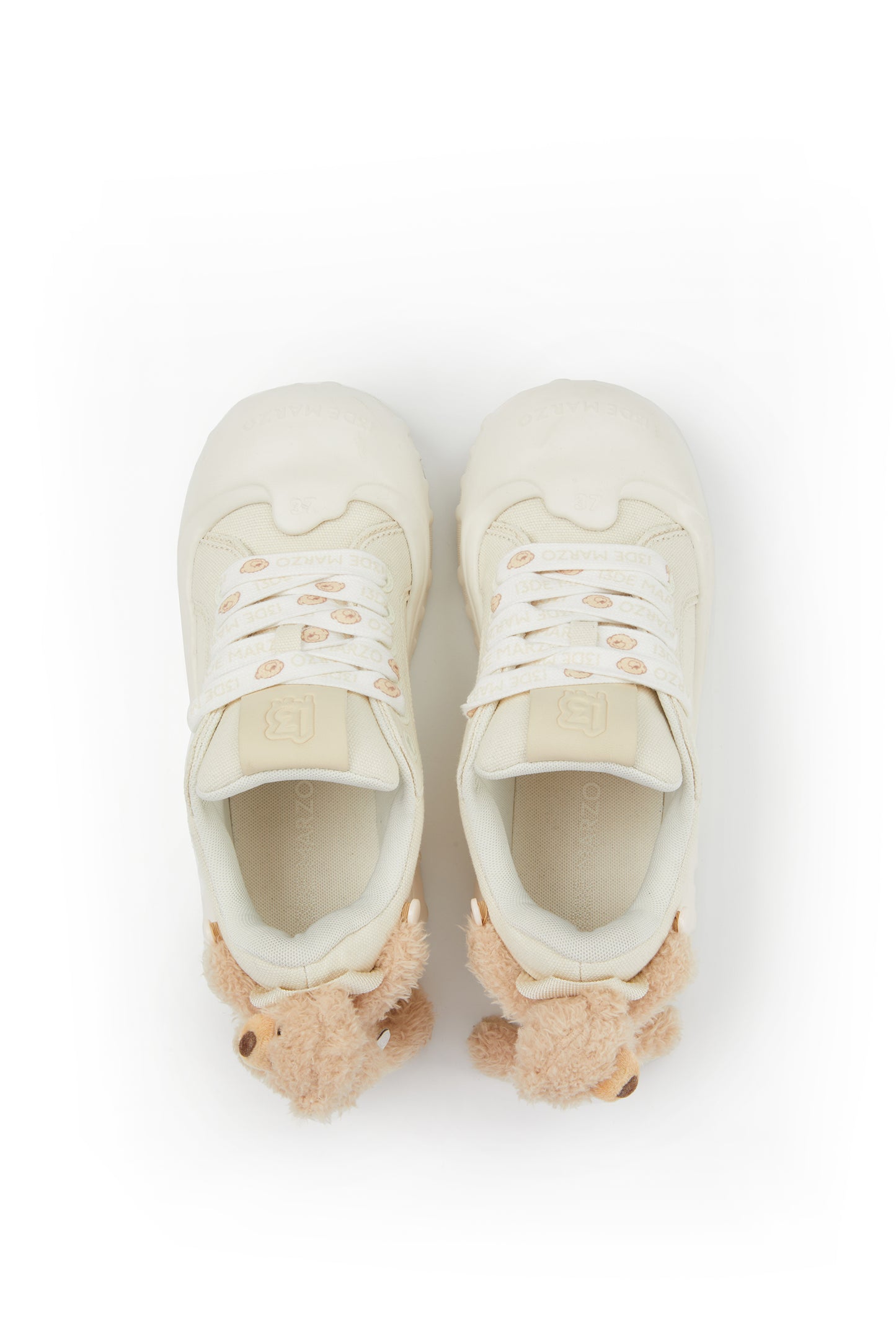 13DE MARZO Bear Melt Canvas Sneakers