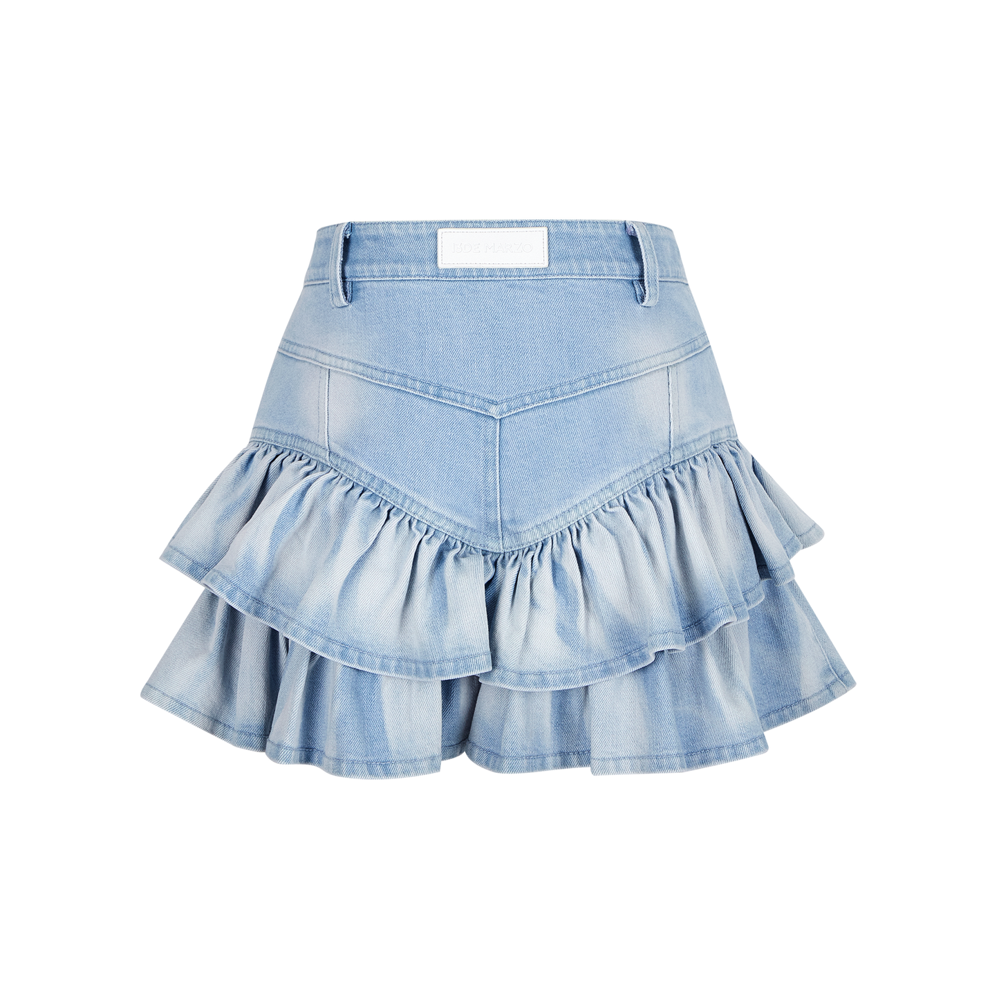 13DE MARZO Bear Denim Cake Skirt