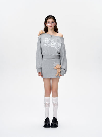 13DE MARZO Doozoo Off-shoulder Jumper