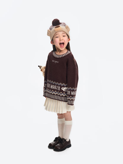 13DE MARZO BabyBear Fair Isle Knit Beanie - 13DE MARZO