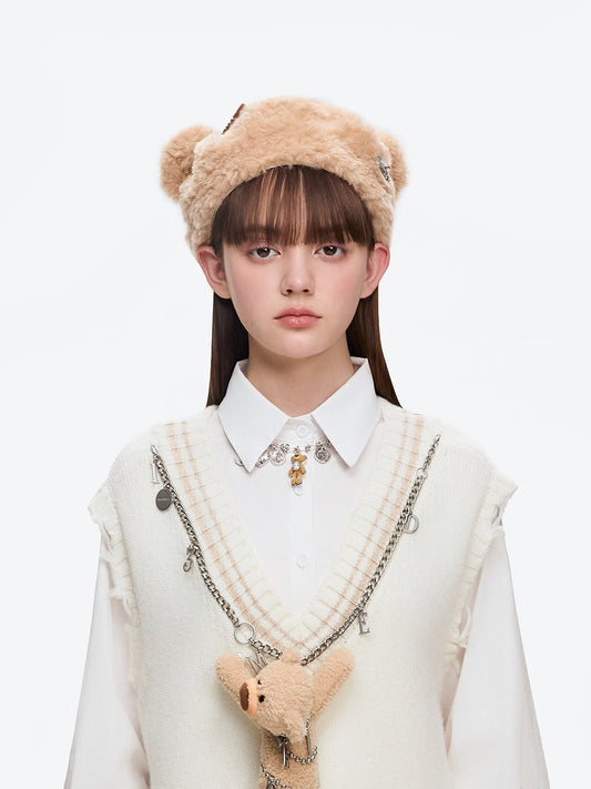 13DE MARZO Doozoo Beret Hat Khaki - 13DE MARZO