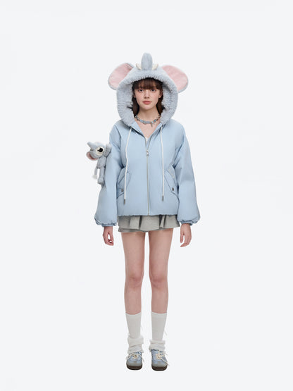 13DE MARZO Elephant Bear Puffer Jacket - 13DE MARZO