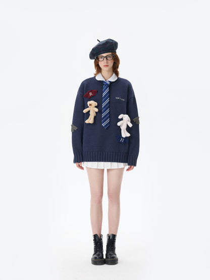 Harry Potter × 13DE MARZO Harry and Weasley Vintage Sweater - 13DE MARZO