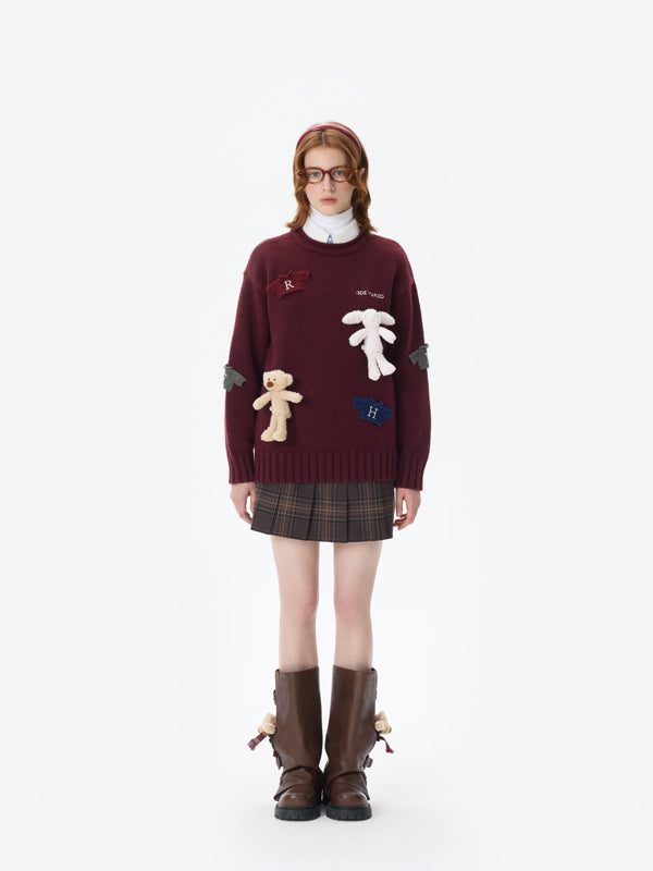 Harry Potter × 13DE MARZO Harry and Weasley Vintage Sweater - 13DE MARZO