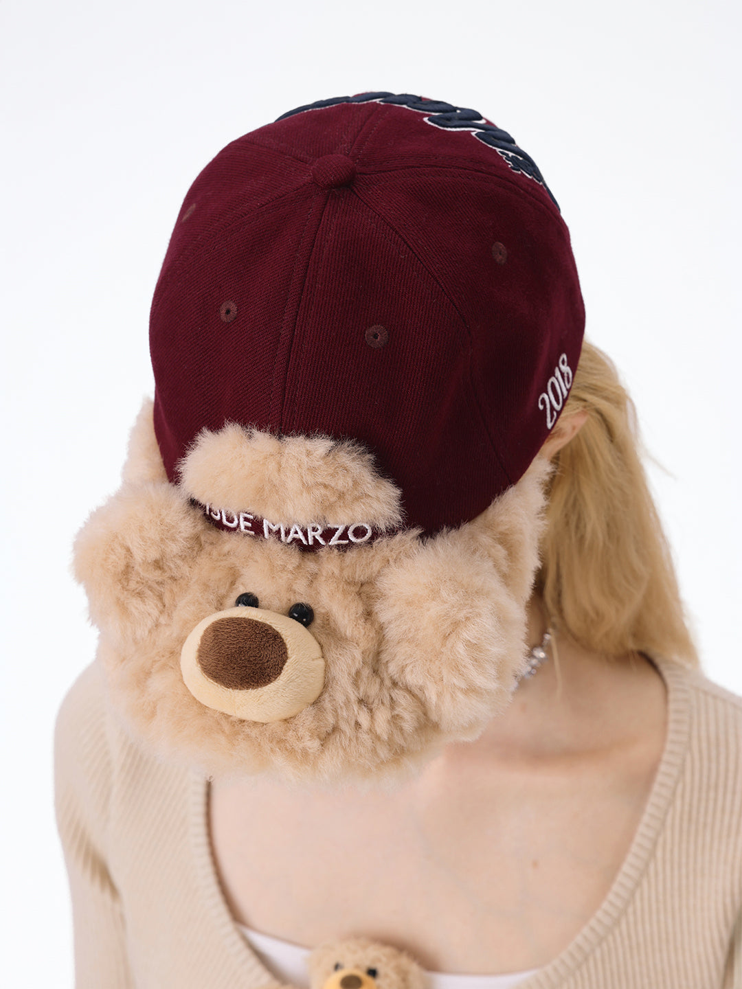 13DE MARZO Bear to Back Cap Red - 13DE MARZO