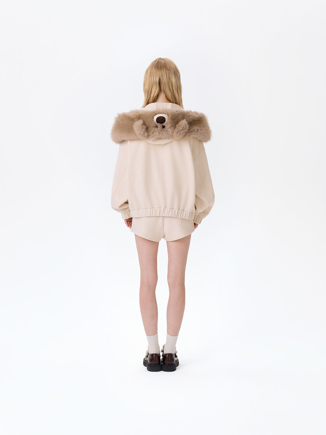 13DE MARZO Doozoo Brushed Shorts Beige - 13DE MARZO