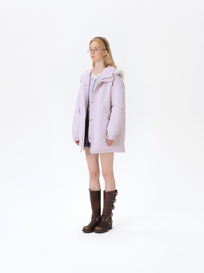 13DE MARZO Doozoo Parka Down Jacket Pink - 13DE MARZO