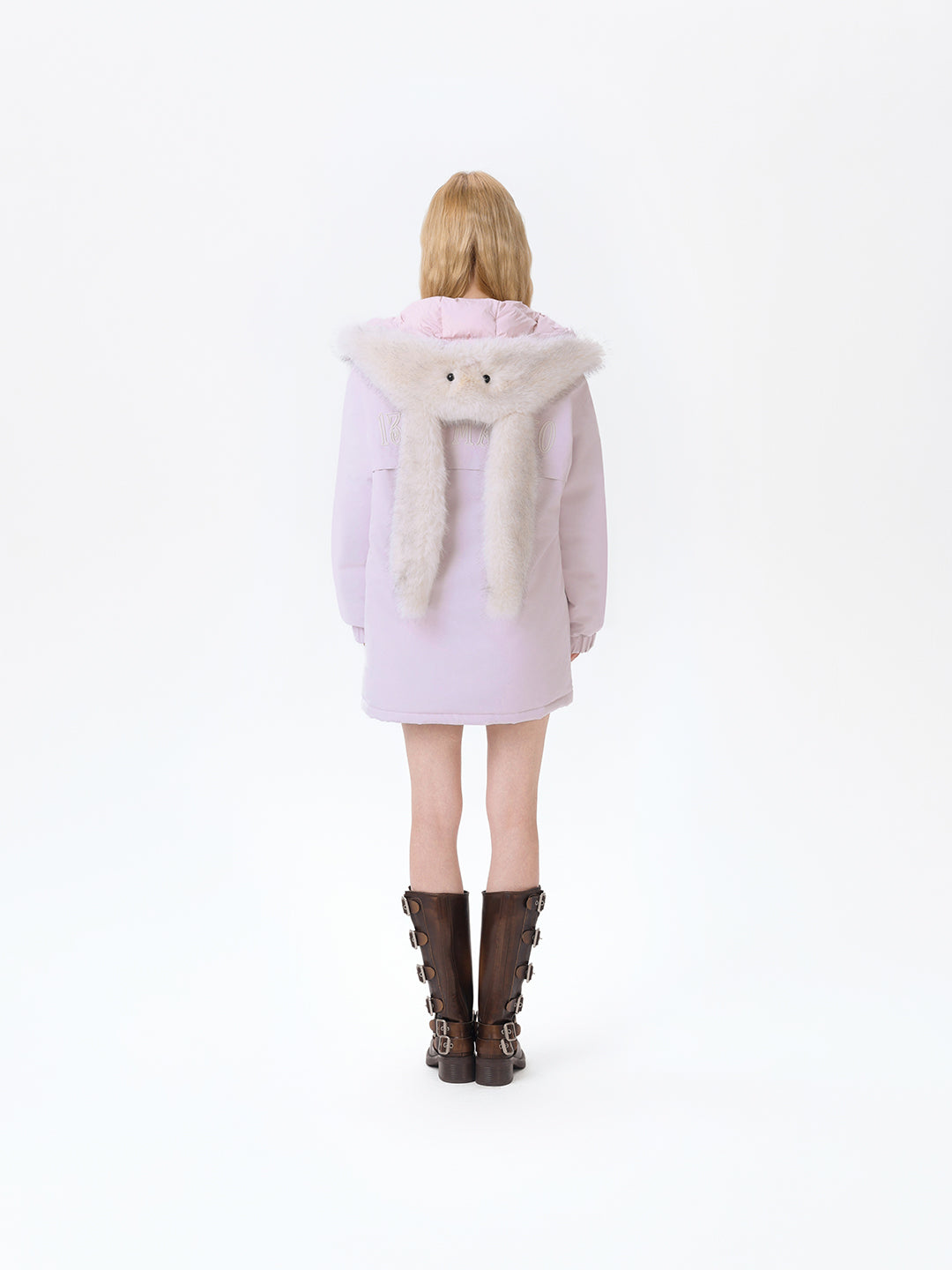 13DE MARZO Doozoo Parka Down Jacket Pink - 13DE MARZO