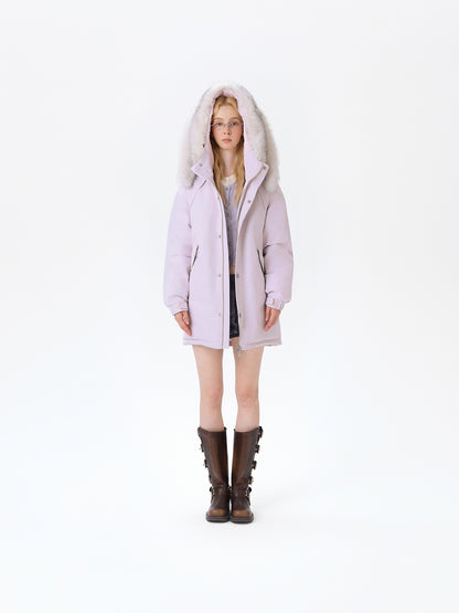 13DE MARZO Doozoo Parka Down Jacket Pink - 13DE MARZO
