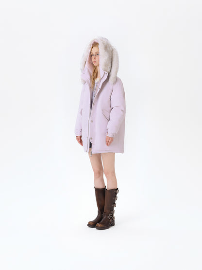 13DE MARZO Doozoo Parka Down Jacket Pink - 13DE MARZO