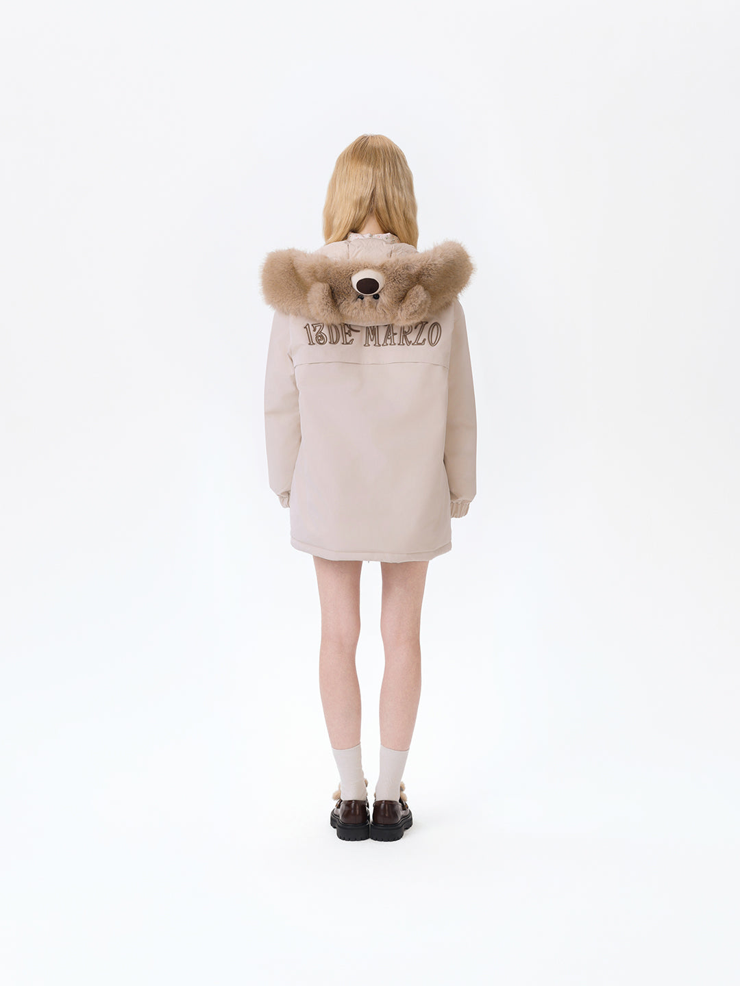 13DE MARZO Doozoo Parka Down Jacket Khaki - 13DE MARZO