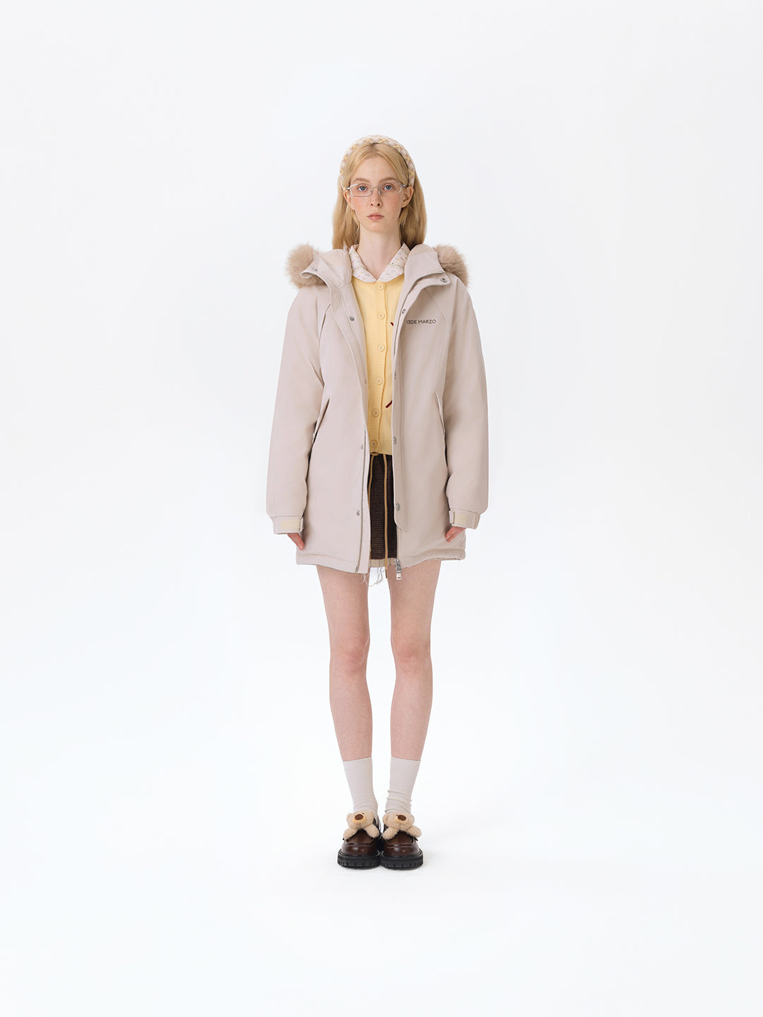 13DE MARZO Doozoo Parka Down Jacket Khaki - 13DE MARZO