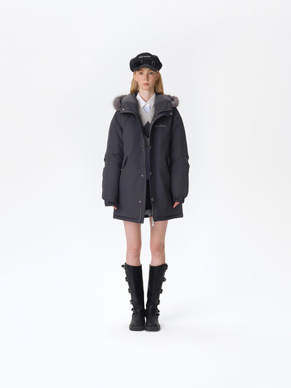 13DE MARZO Doozoo Parka Down Jacket Grey - 13DE MARZO