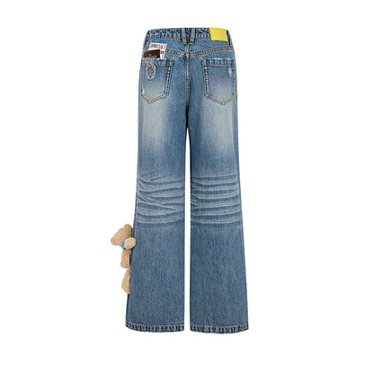 13DE MARZO Travel Bear Passport Jeans - 13DE MARZO