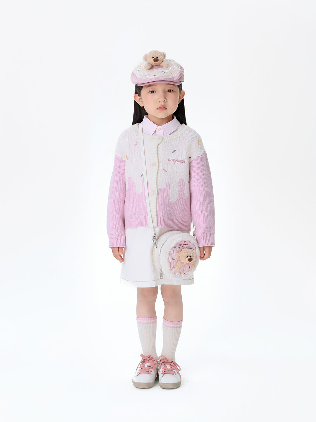 13DE MARZO BabyBear Donut Fuzzy Bag Beige - 13DE MARZO