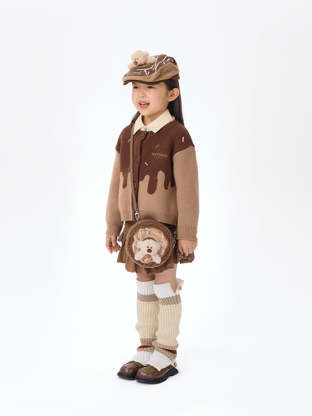 13DE MARZO BabyBear Donut Fuzzy Bag Brown - 13DE MARZO