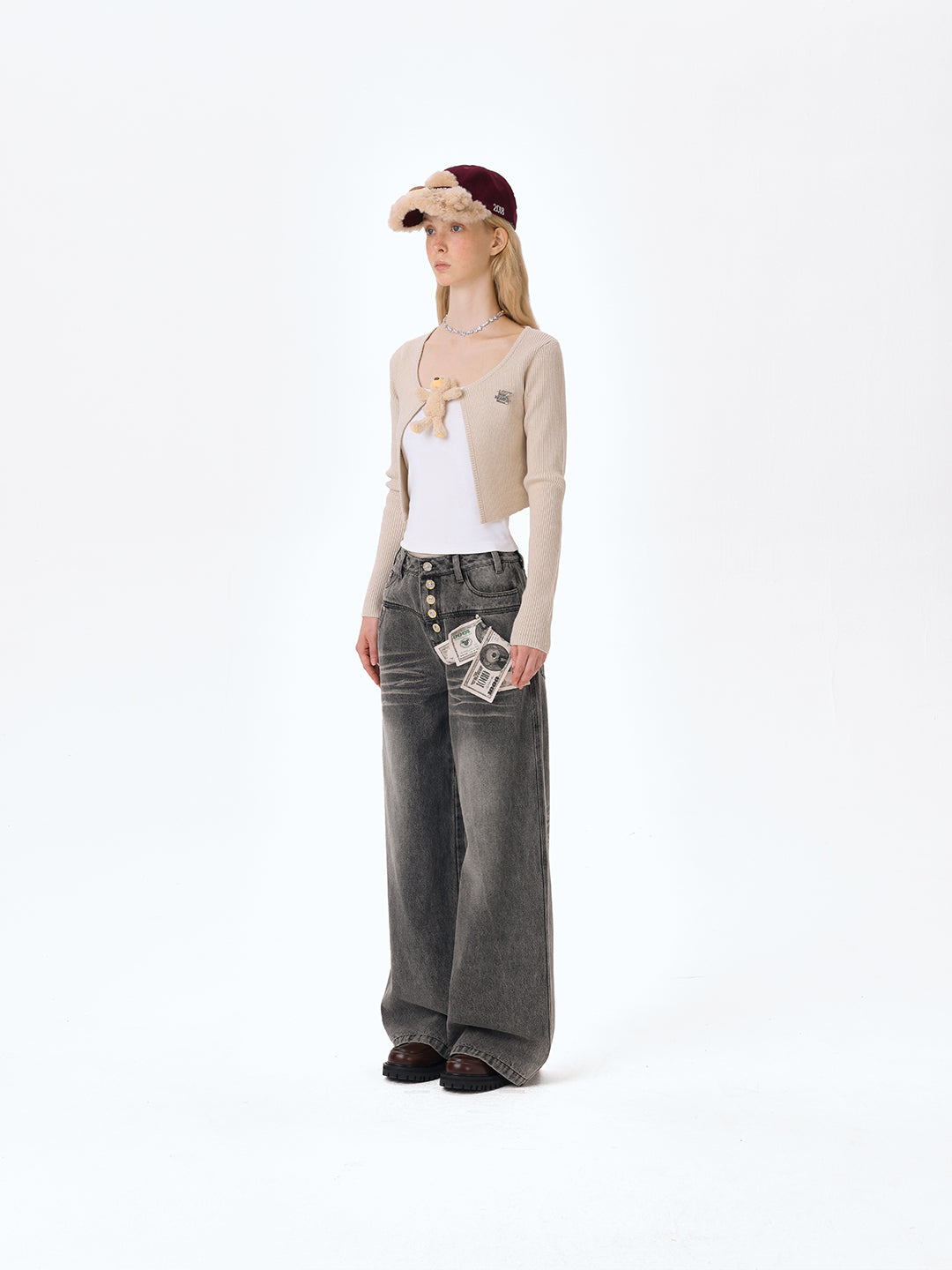 13DE MARZO Bear to Back Cap Red - 13DE MARZO