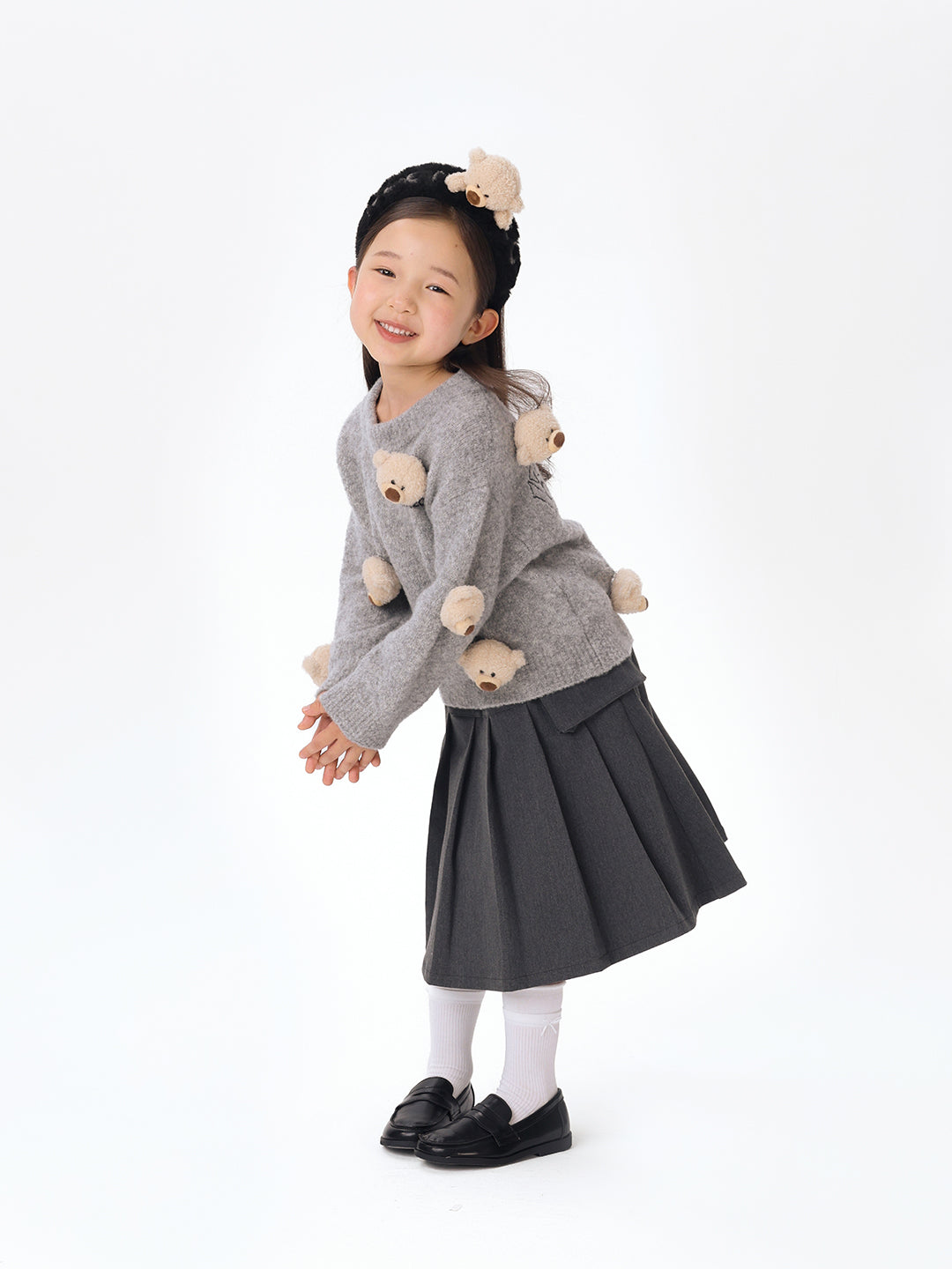 13DE MARZO BabyBear Full Sweater Grey - 13DE MARZO
